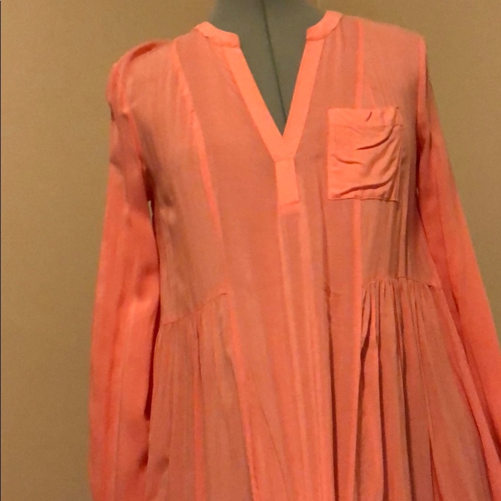 Anthropologie pink shirt